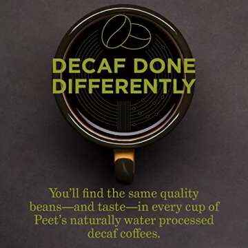 Peet's Decaf Medium Roast Coffee K-Cup Pods - 32 Count