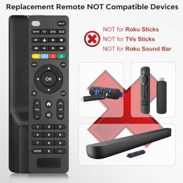 Universal-TV-Remote-Control Compatible with Samsung/LG/Vizio/TCL/Hisense/Sony/Philips/Sharp and More Brand Smart TVs,Streaming Players,Sound Bar Audio and DVD/Blu-ray Players