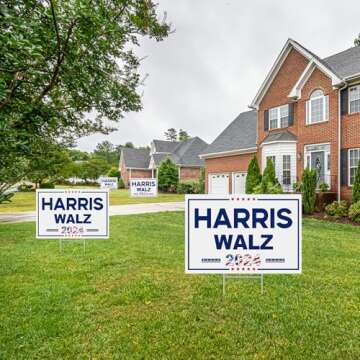 Harris Walz 2024 Yard Sign - Kamala Harris Tim Walz