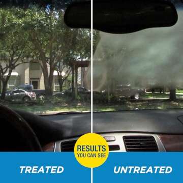 Rain-X 630543 Interior Glass Anti-Fog, 12 oz. - Prevents Fogging of Interior Glass and Mirrors, Usable on Both Automobiles and Marine Vehicles (Pack of 2)