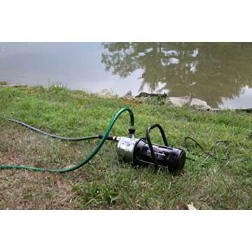 WAYNE PLS100 1 HP Portable Stainless Steel Lawn Sprinkling Pump