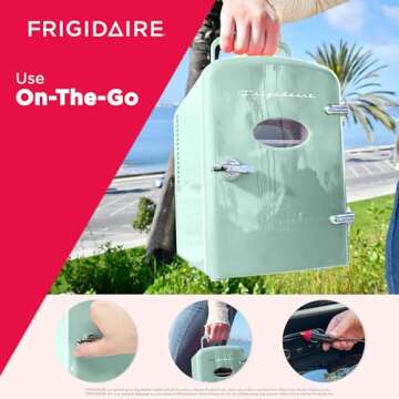 Frigidaire Mint Mini Fridge Cooler - 1 Gal Capacity