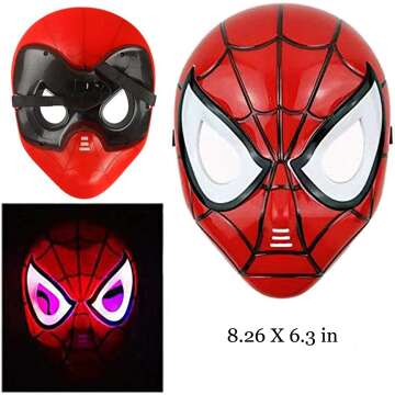 Superhero Capes and LED Masks for Kids