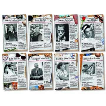 North Star Teacher Resource Civil Rights Pioneers Bulletin Board Set