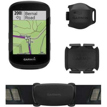 Garmin Edge 530 Sensor Bundle, Performance GPS Cycling/Bike Computer with Mapping, Dynamic Performance Monitoring and Popularity Routing, Includes Speed and Cadence Sensor and HR Monitor