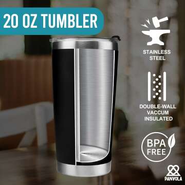 Insulated 20 oz Tumbler for Programmers & Developers