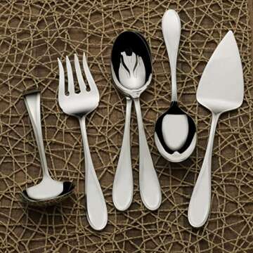 Elegant Mikasa Bravo 6-Piece Serving Set for Entertaining