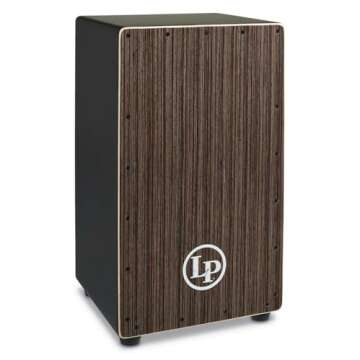 Latin Percussion City Exotic Cajon, Walnut, 19” x 11” x 10” (LP1428NYSW)