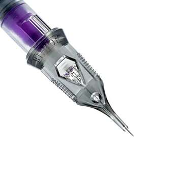 Bishop DA Vinci V2 Premium Tattoo Needles Cartridge Curved Mags (Regular (12), 09CM Long Taper)