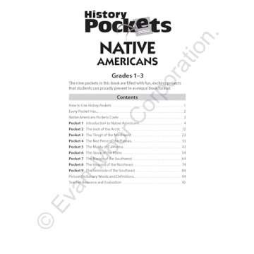 History Pockets: Native Americans, Grades 1-3