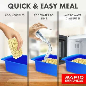 Rapid Ramen Cooker - Quick and Easy 3 Minute Meal Solution