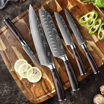 SENKEN 14-piece Japanese Kitchen Knife Set