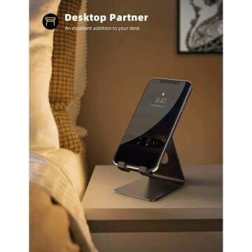 Lamicall Phone Stand: Adjustable and Stylish Design