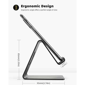 Lamicall Phone Stand: Adjustable and Stylish Design