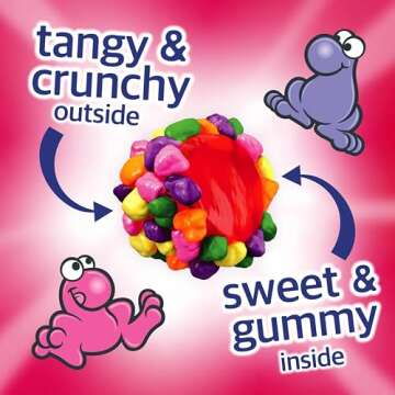 NERDS Gummy Clusters - Crunchy Rainbow Candy, 8 oz - Perfect Back To School Treat!