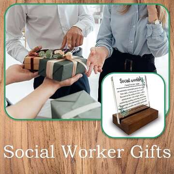 Social Worker Gifts for Women, Thank You Gift for Social Worker, Social Worker Definition, School Social Worker Gifts, Social Worker Appreciation Gifts Decorative Signs & PlaquesZDS3