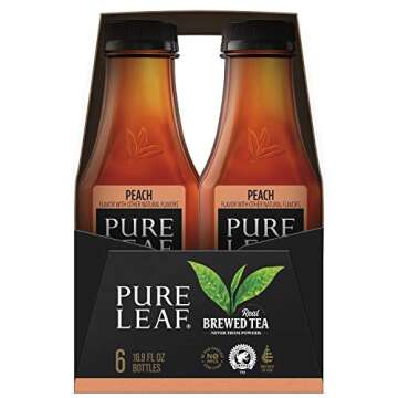 Pure Leaf, Peach, 16.9 Ounce (Pack of 6)