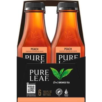 Pure Leaf, Peach, 16.9 Ounce (Pack of 6)