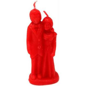 Vrinda® Erotic Wedding Couple Candle – Handcrafted Romantic Figurine for Special Occasions