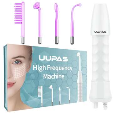 High Frequency Facial Machine, UUPAS Portable Handheld High Facial Frequency Wand Machine