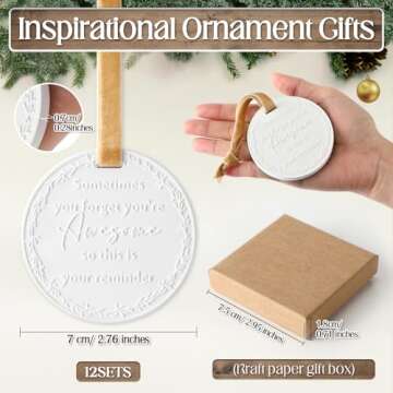 12 Sets Thank You Gifts for Employees - Scented Ornaments & Air Fresheners