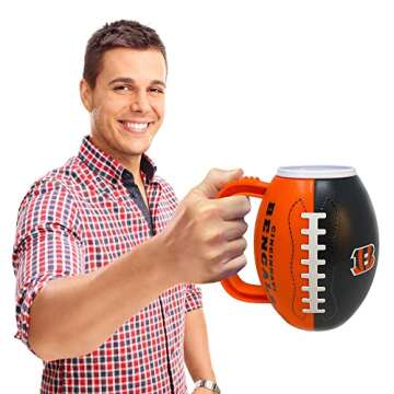 Party Animal NFL Cincinnati Bengals 3D Football Mug, Team Color