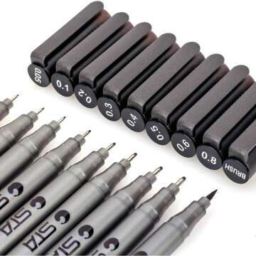 MISULOVE Micro-Pen Fineliner Ink Pens