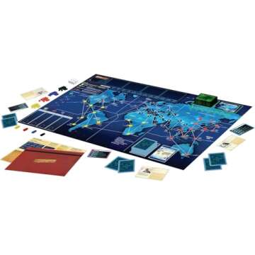 Pandemic Legacy Season 1 Red Edition Board Game | Board Game for Adults and Family | Cooperative Board Game | Ages 13+ | 2 to 4 players | Average Playtime 60 minutes | Made by Z-Man Games