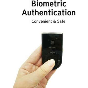 D'CENT Biometric Wallet - Crpyto Hardware Wallet with Fingerprint authentication, 3,000+ Coins & Tokens, NFTs - Seize your crypto future