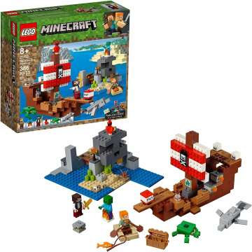 LEGO Minecraft Pirate Ship Adventure 21152 Kit - 386 Pieces