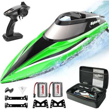 High-Speed RC Boat with Case - Ultimate Summer Fun Experience