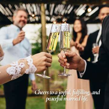 Bridal Wedding Champagne Flutes & Knife Set