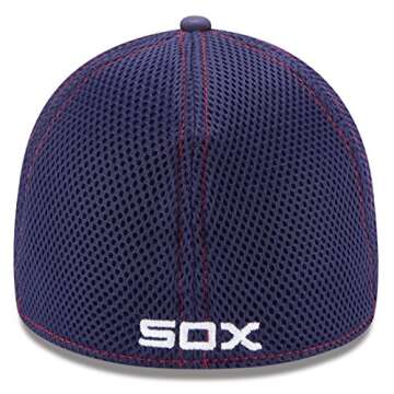 MLB Chicago White Sox NEO 39Thirty Stretch Fit Cap, Black, Small