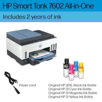 HP Smart Tank 7602 - All-in-One Printer with Ink