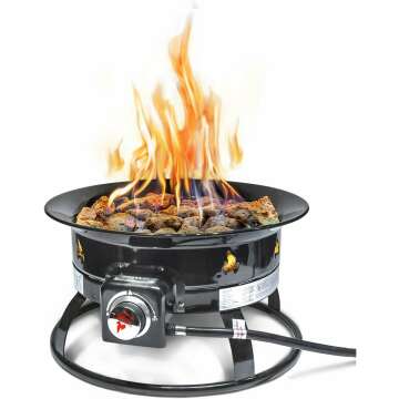 Outland Living Firebowl 893 Deluxe Outdoor Portable Propane Gas Fire Pit with