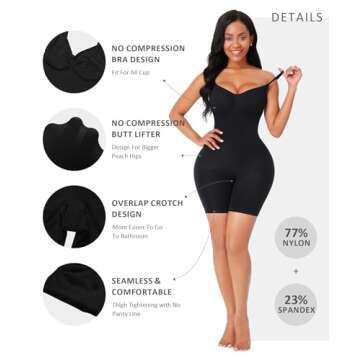 FeelinGirl Plus Size Tummy Control Shapewear