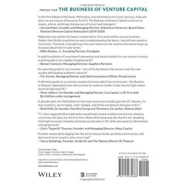 The Business of Venture Capital: The Art of Raising a Fund, Structuring Investments, Portfolio Management, and Exits (Wiley Finance)