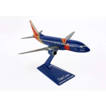 Flight Miniatures 1:200 Scale Display Model Southwest Airlines SWA Triple Crown 737-300 REG#N647SW