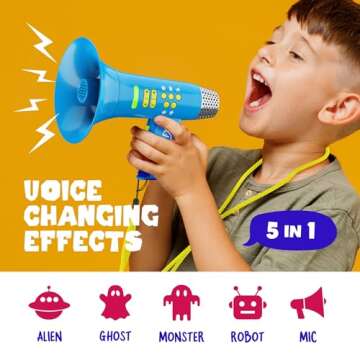 Voice Changer for Kids: Fun Birthday Gift for Mini Explorers