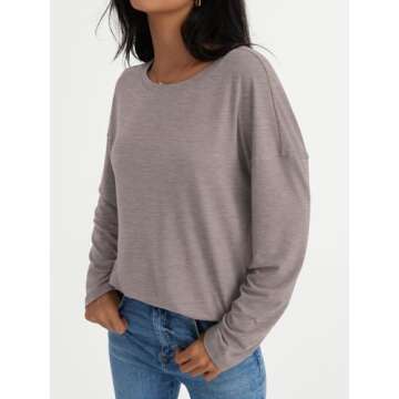 AUTOMET Womens Long Sleeve Casual Shirts 2024