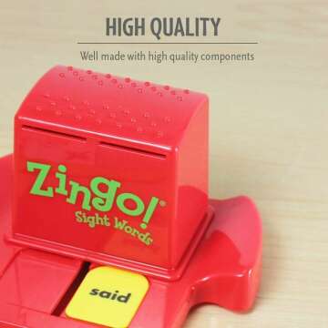 Zingo Sight Words Game - Fun for Early Readers