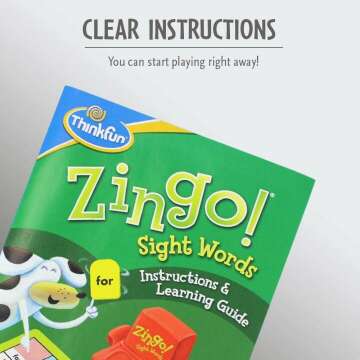 Zingo Sight Words Game - Fun for Early Readers