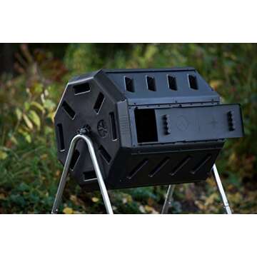 Dual Chamber Tumbling Composter - 37 Gallon