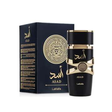 Lattafa Perfumes Asad for Unisex Eau de Parfum Spray, 3.4 Ounce