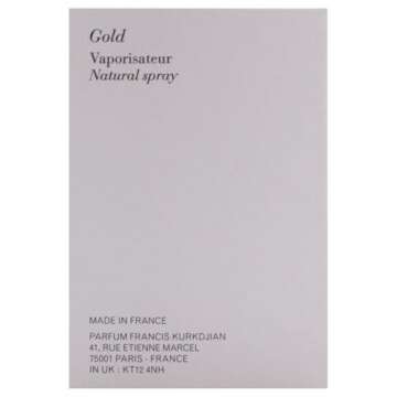 Maison Francis Kurkdjian Gentle Fluidity Gold, 2.4 Fl Oz