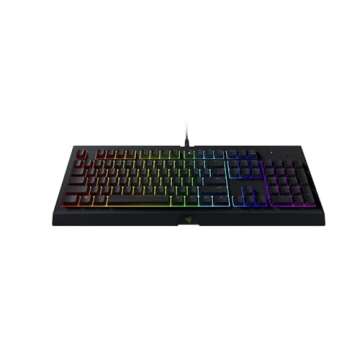 Razer Cynosa Chroma Gaming Keyboard: Individually Backlit RGB Keys - Spill-Resistant Design - Programmable Macro Functionality - Quiet & Cushioned