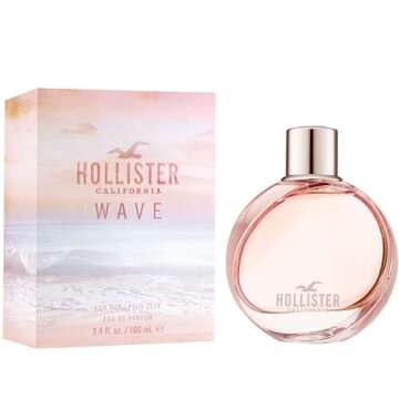 Hollister Wave Women Eau De Parfum, 3.4 Oz - Fresh Floral Fragrance