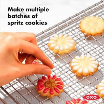 OXO Good Grips 14-Piece Cookie Press - Bake Like a Pro