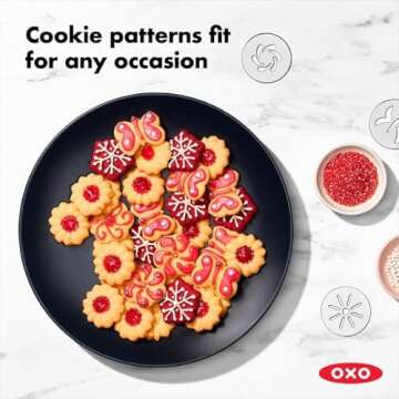 OXO Good Grips 14-Piece Cookie Press - Bake Like a Pro