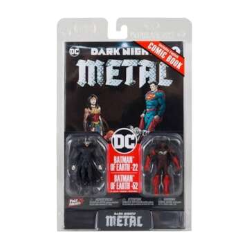 McFarlane Toys - DC Direct Page Punchers 2pk Batman Who Laughs & Red Death 3in Figures with Comic